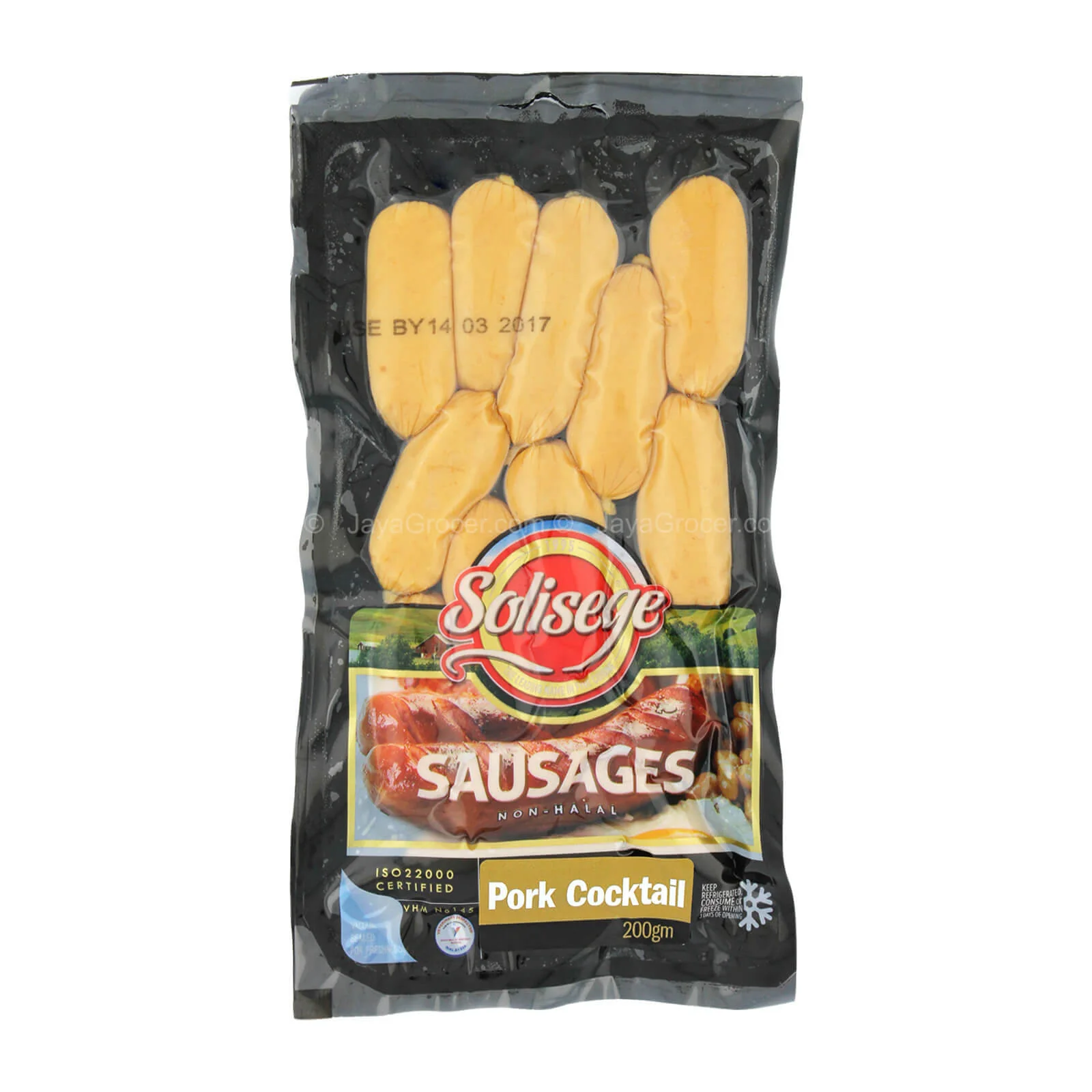 [NON-HALAL] Solisege Sausages Pork Cocktail 200g - Image 2