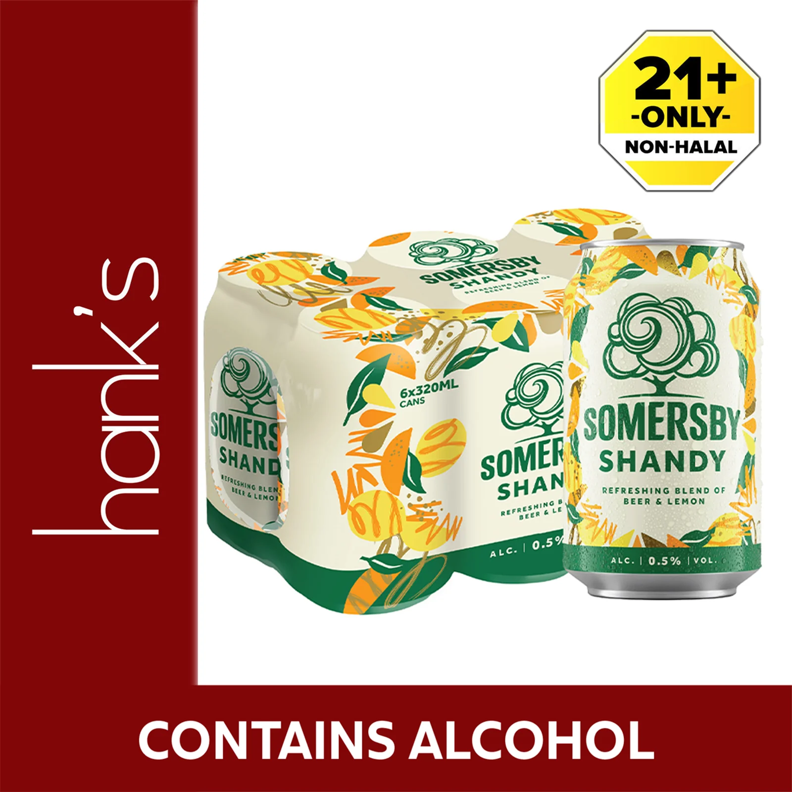 Somersby Shandy Can 320ml - Image 2