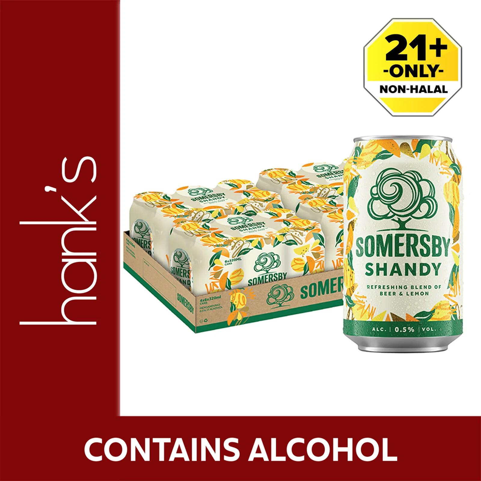 Somersby Shandy Can 320ml - Image 3