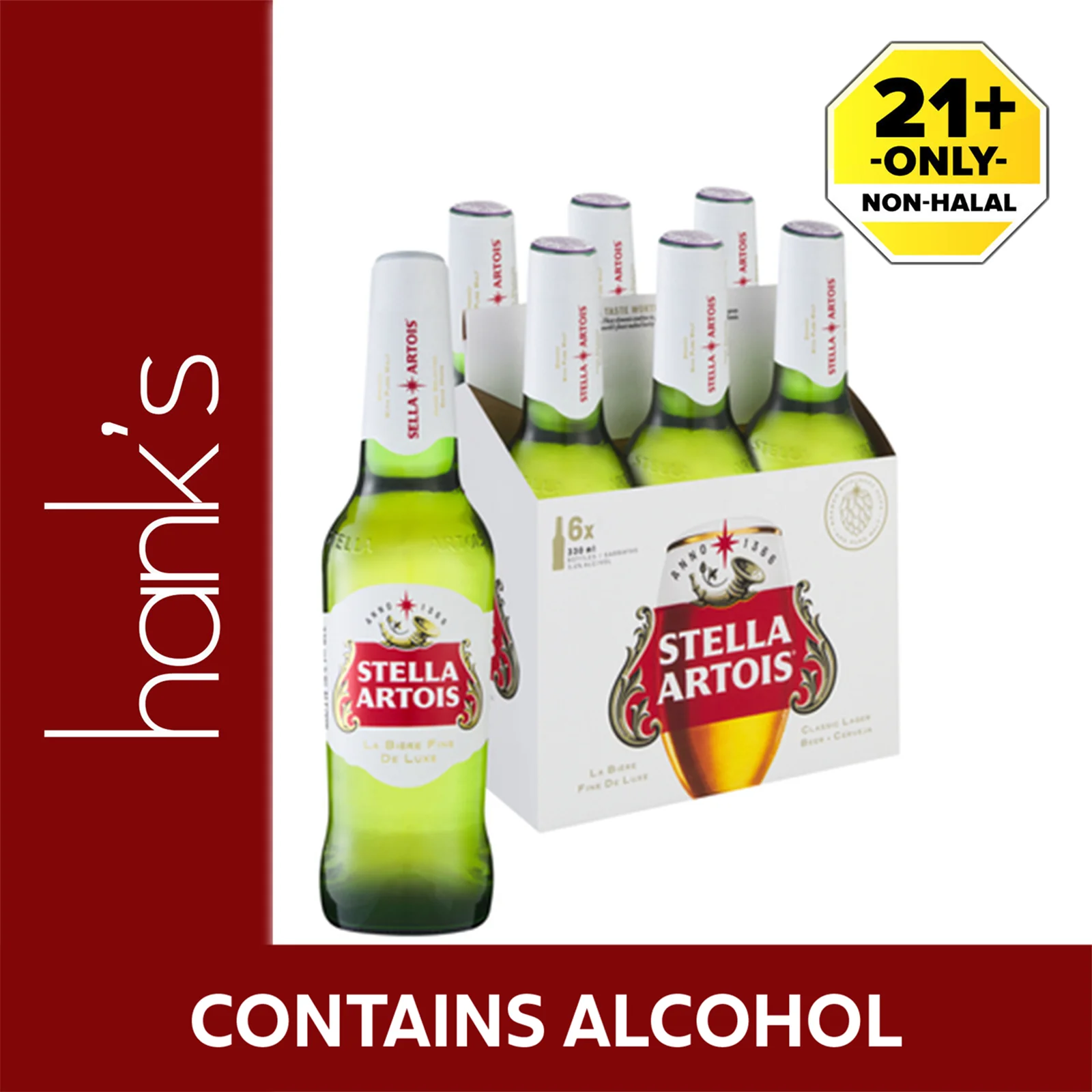 Stella Artois Beer 330ml - Image 2