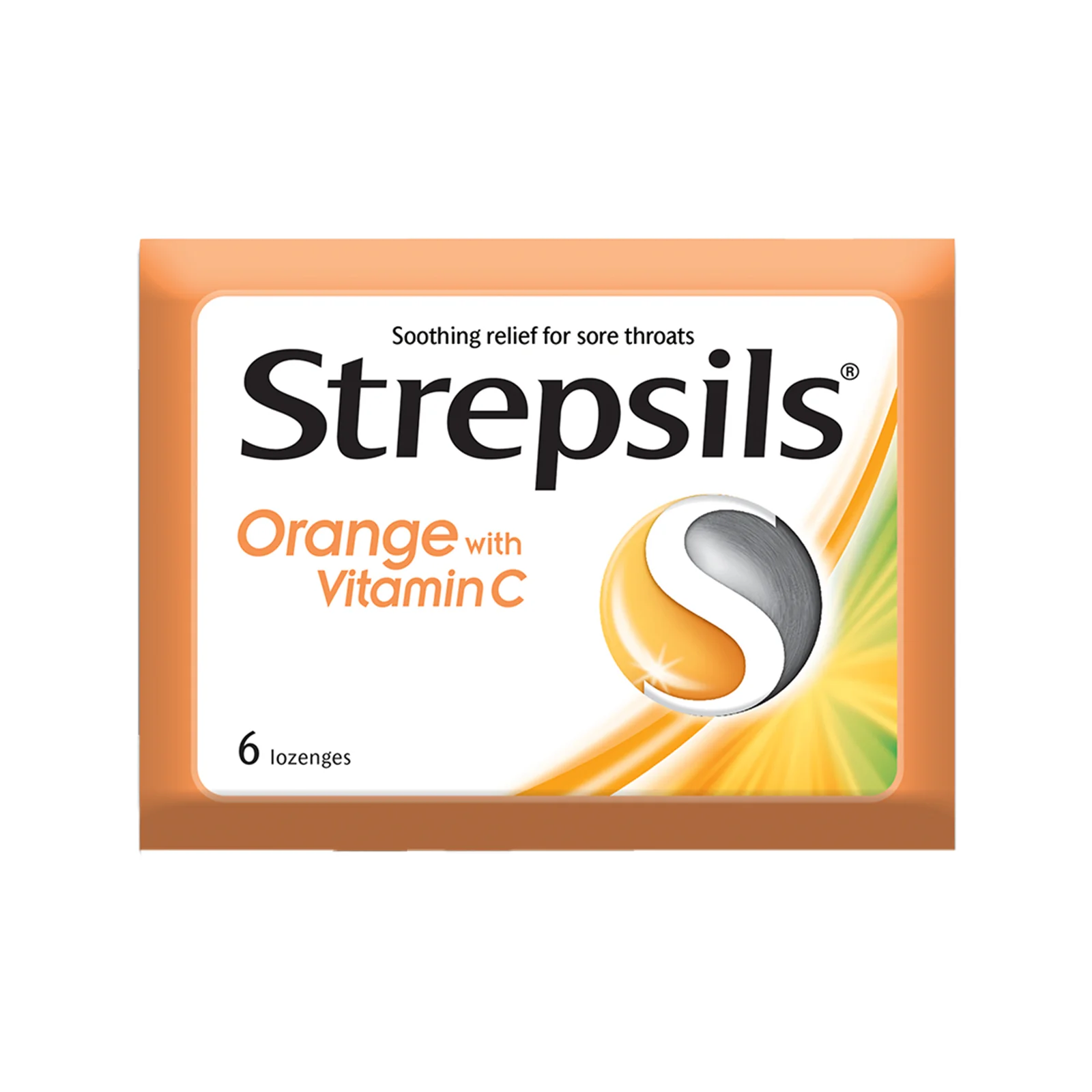 Strepsils Lozenges for Sore Throats Orange with Vitamin C 24pcs/pack - Image 2