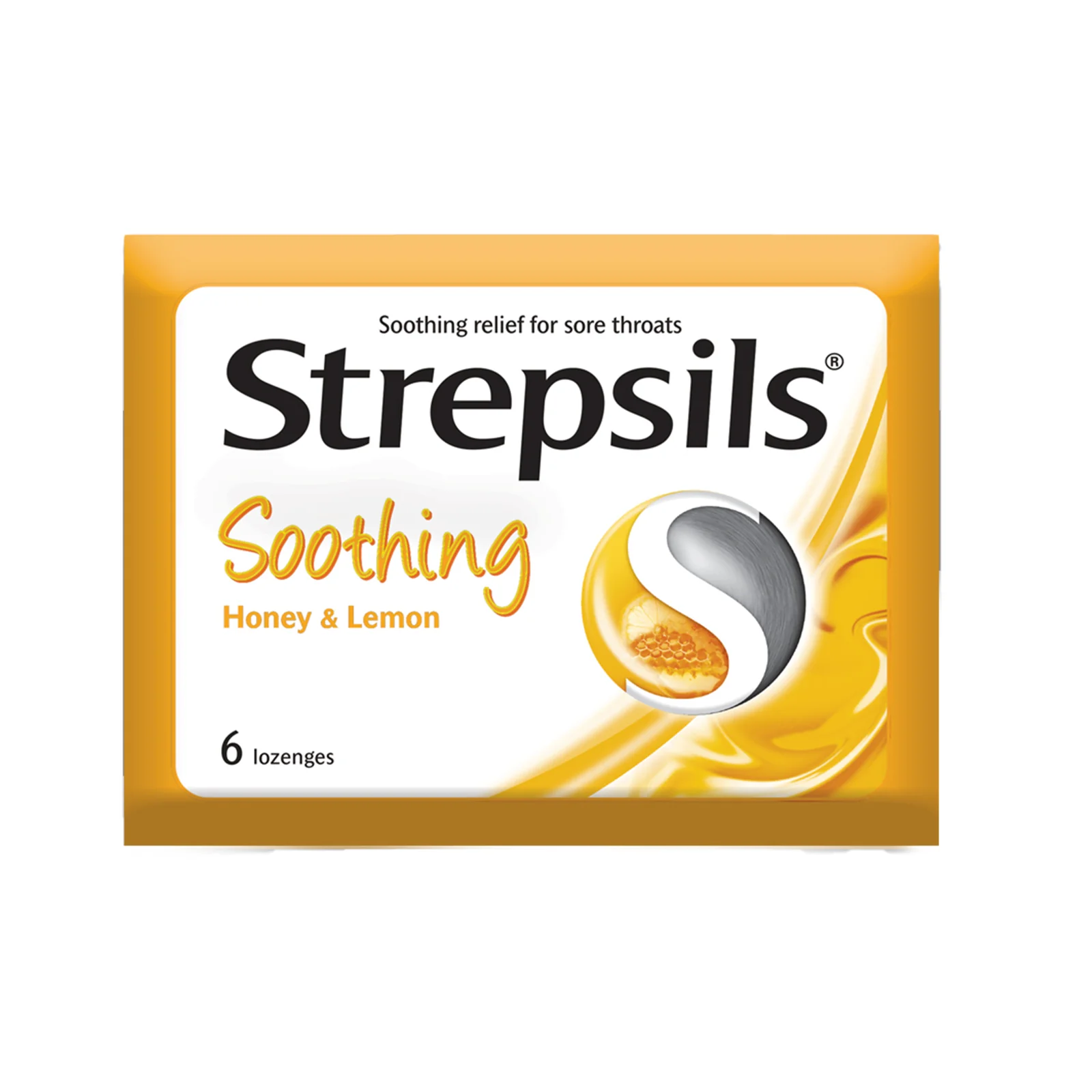 Strepsils Lozenges for Sore Throats Honey Lemon Soothing 6pcs/pack - Image 2
