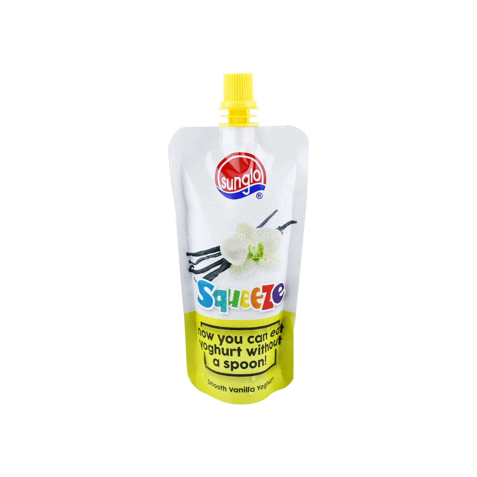 Sunglo Squeeze Smooth Vanilla Yoghurt 120g