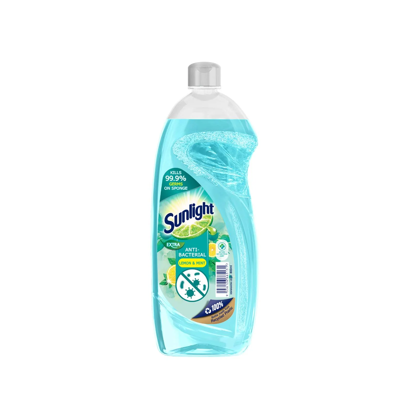 Sunlight Dishwash Liquid Lemon and Mint Scent 800ml - Image 3