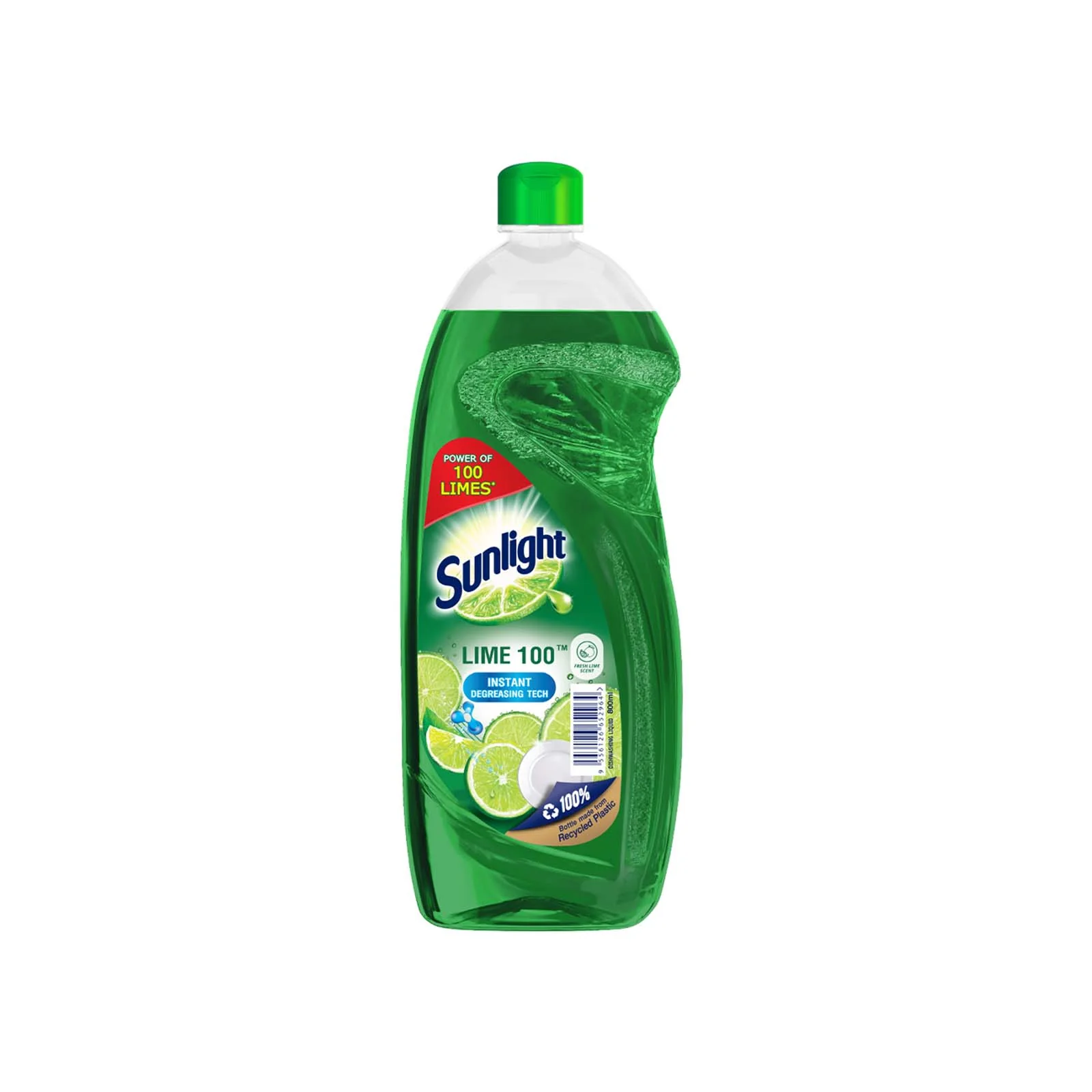 Sunlight Liquid Dishwash Lime Scent 800ml - Image 3