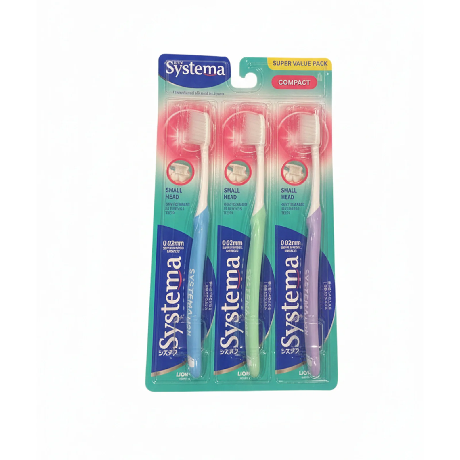 Systema Compact Toothbrush Soft 3pcs/pack - Image 2