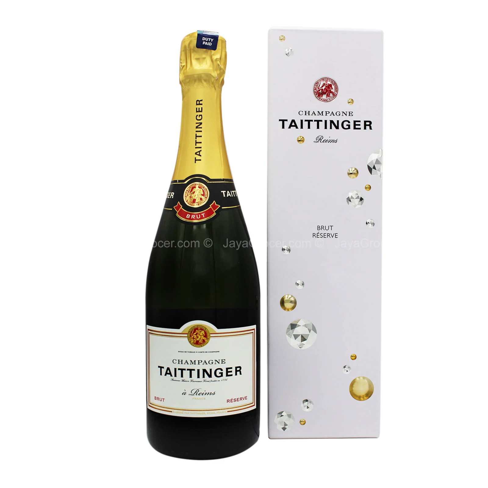 Taittinger Brut Reserve Champagne 750ml - Image 2