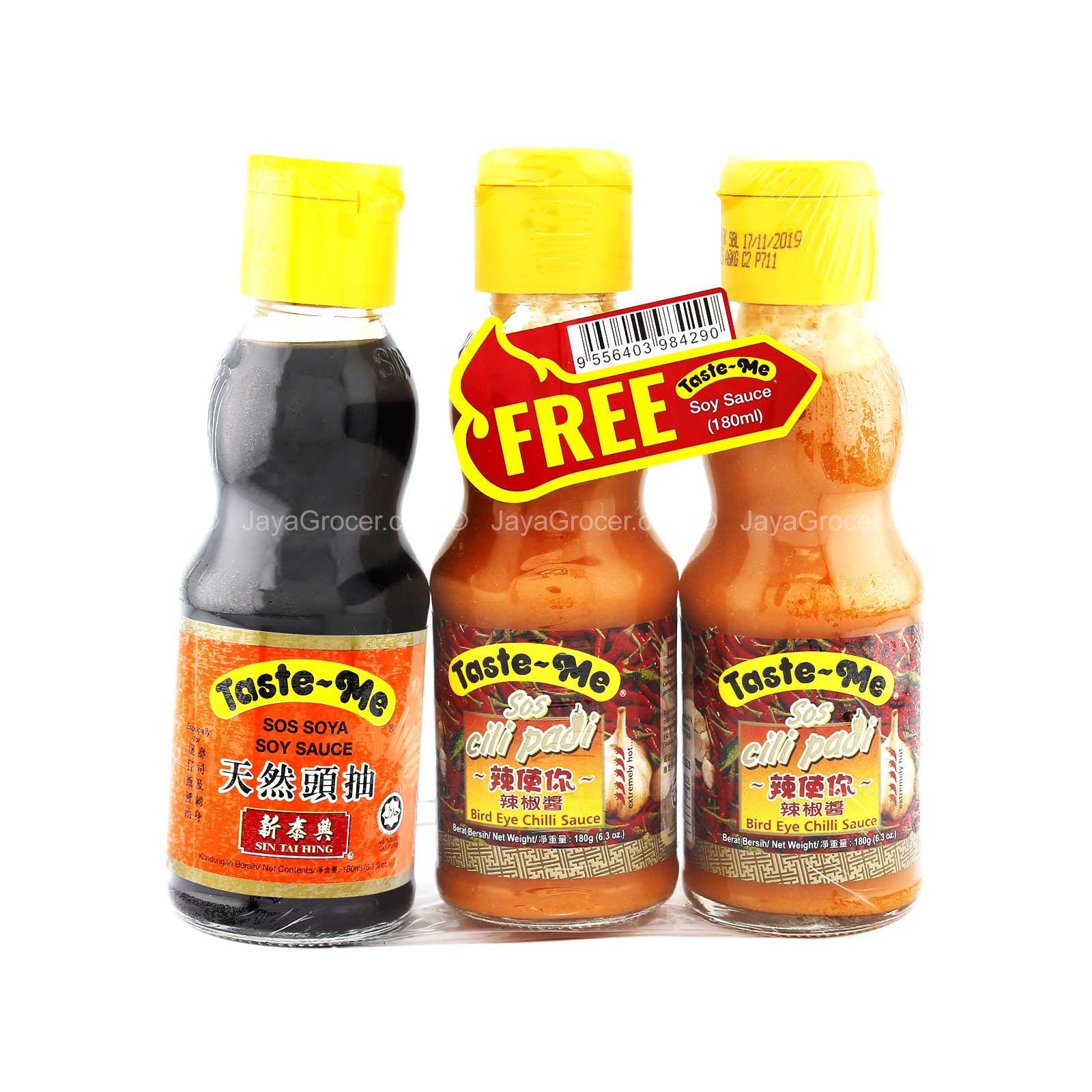 Taste-Me Chilli Padi Sauce (Promo Pack) 180g x 2 - Image 2