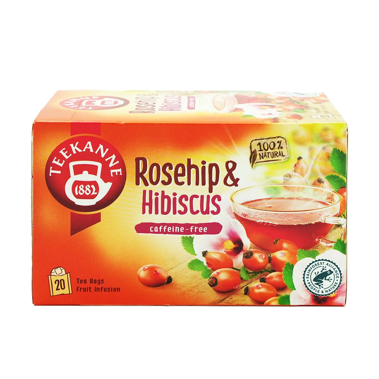 Teekanne Rosehip & Hibiscus Fruit Infusion Tea 70g - Image 2
