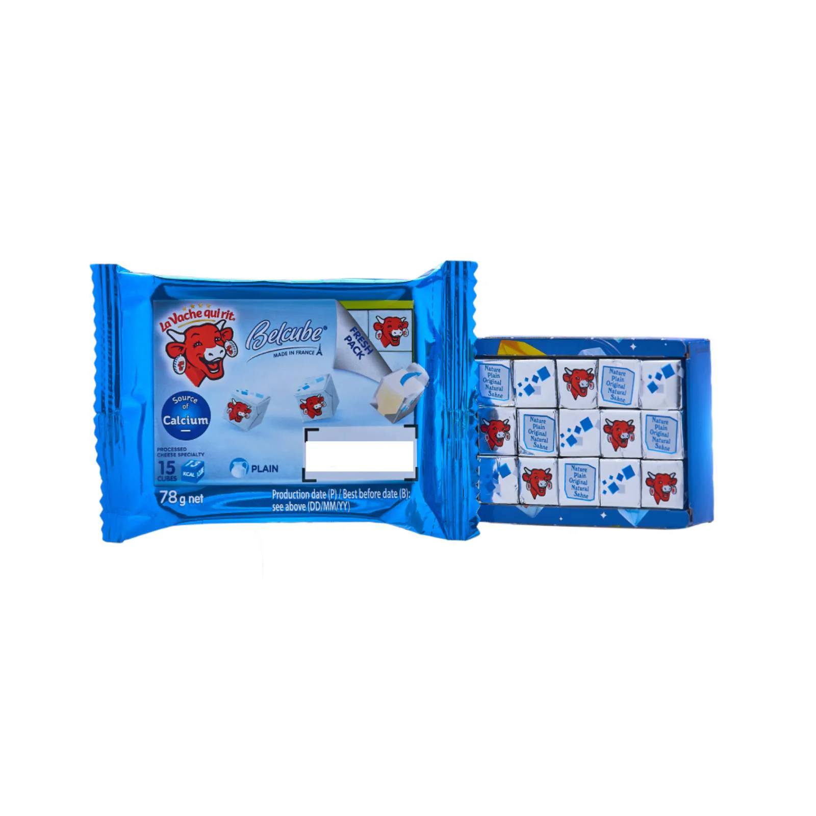 The Laughing Cow Belcube Plain 15Cubes 78g - Image 2