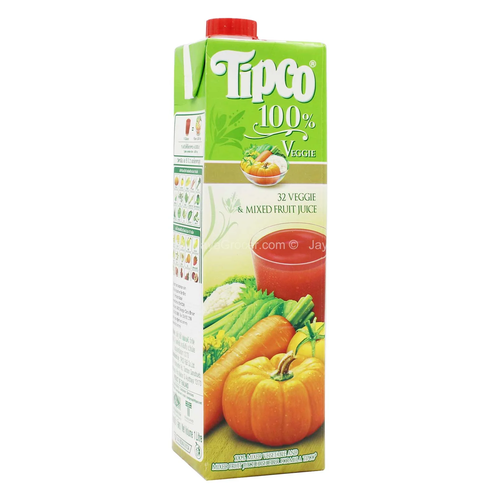 Tipco 32 Veggie & Mixed Fruit Juice 1L - Image 2