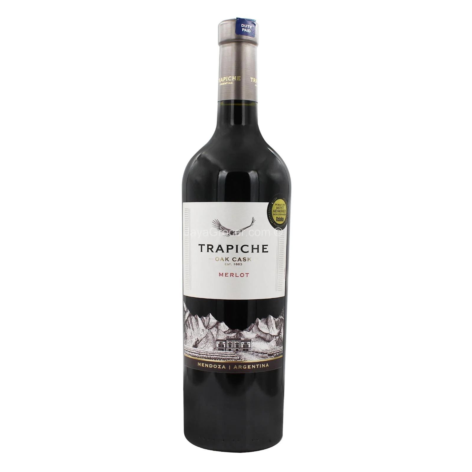 Trapiche Oak Cask Merlot Wine 750ml - Image 2