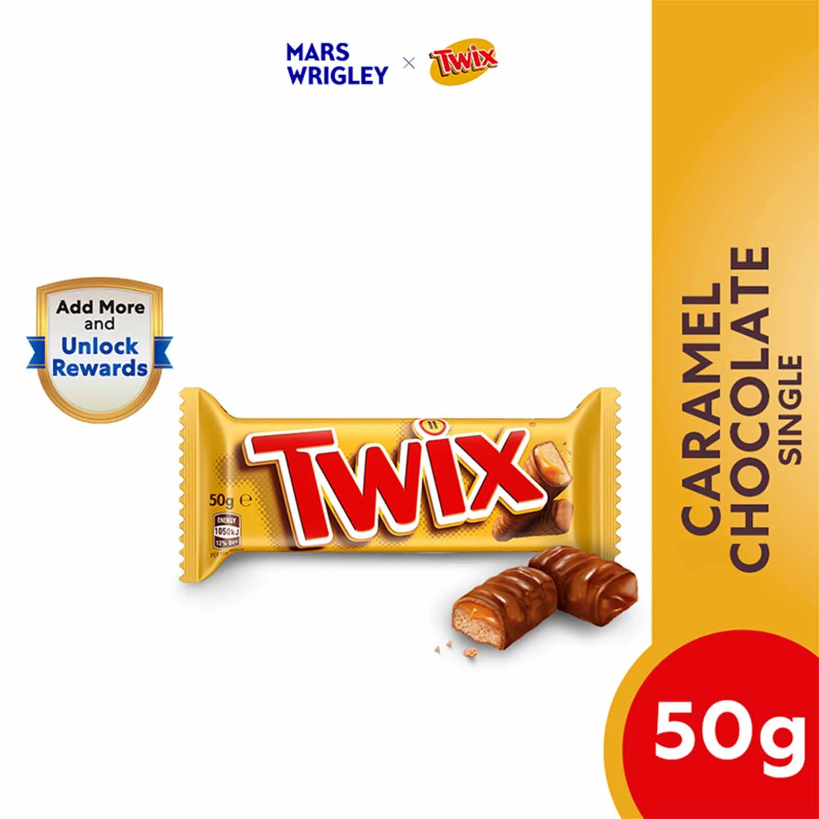 Twix Chocolate Bar 50g - Image 4