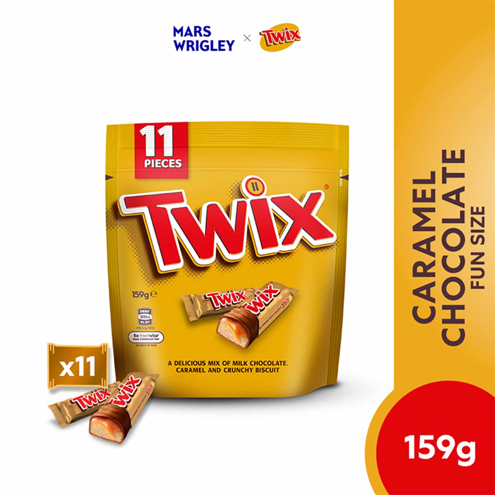 Twix Minis Fun Size Chocolate 159g - Image 2