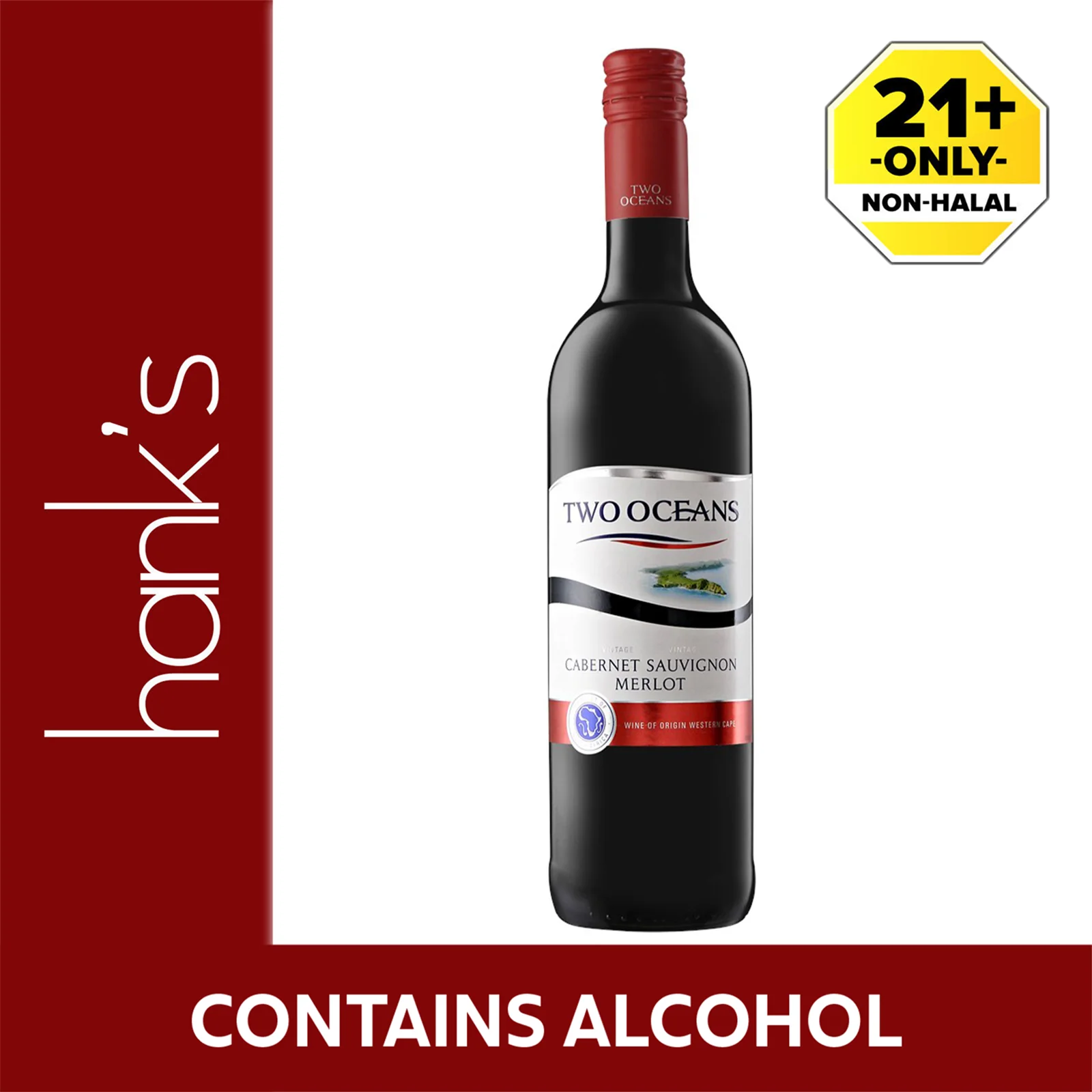 Two Oceans Cabernet Merlot 750ml - Image 2