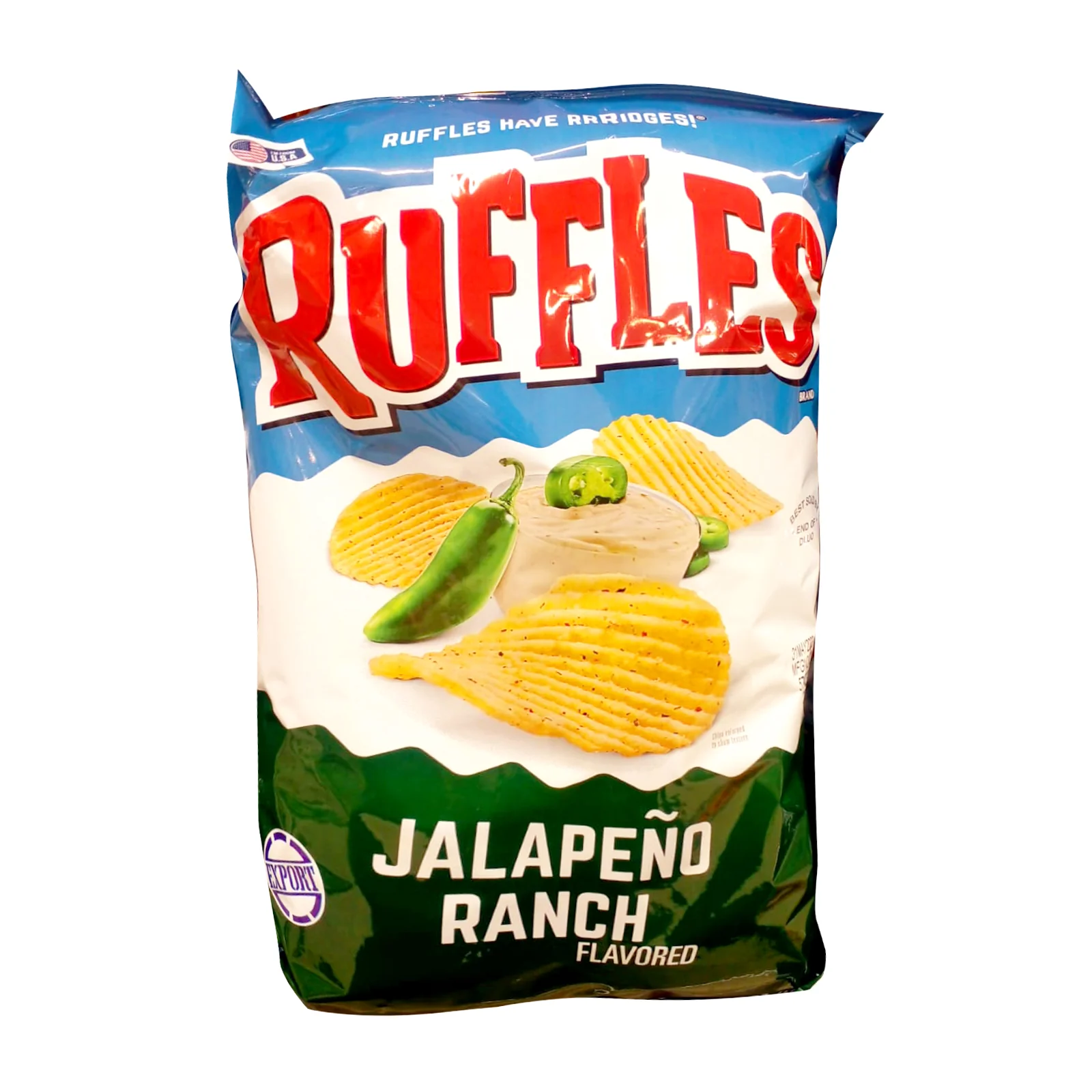 Ruffles Jalapeno Ranch Potato Chips 184.2g - Image 2