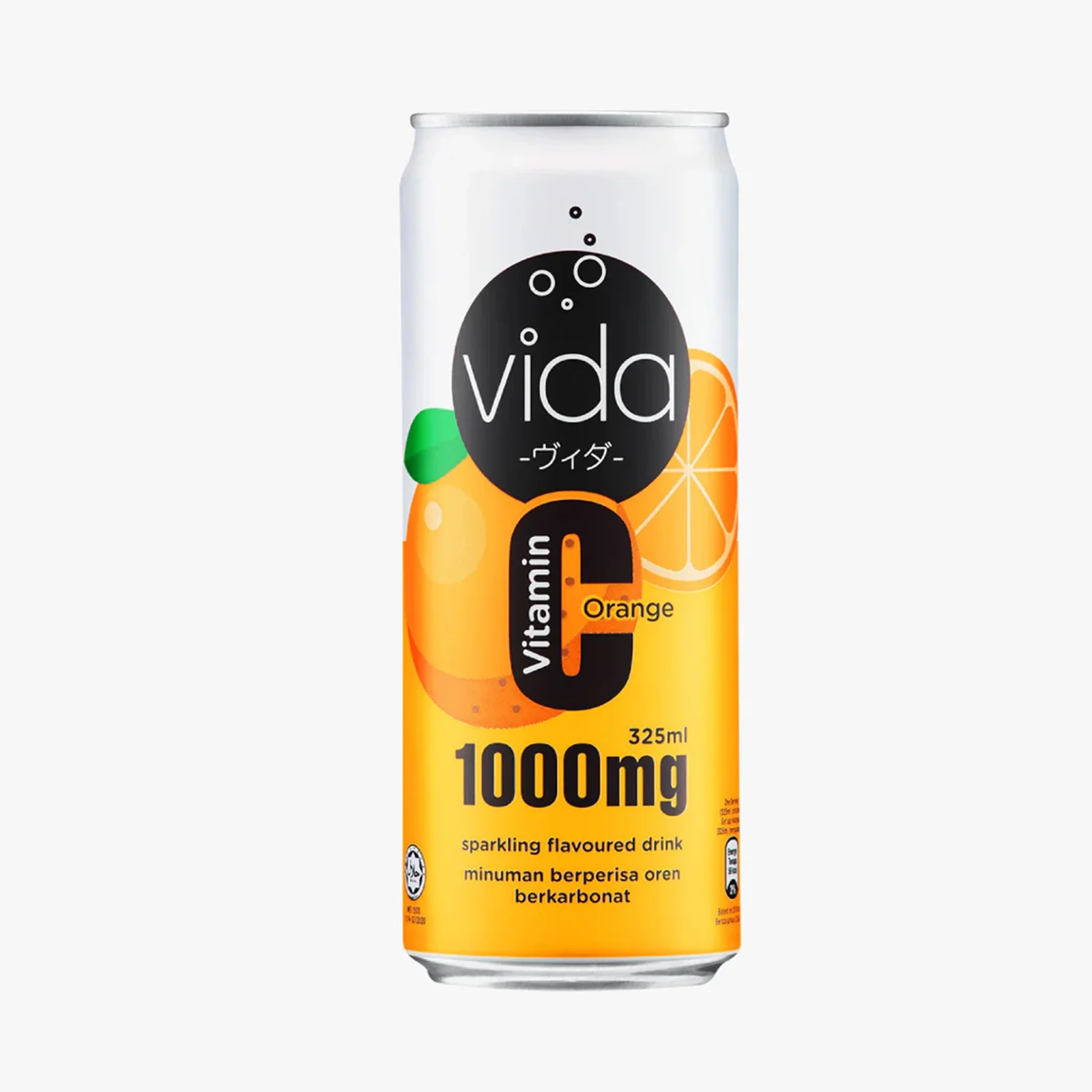 Vida C Orange Sparkling Flavoured Drink 325ml - Image 2