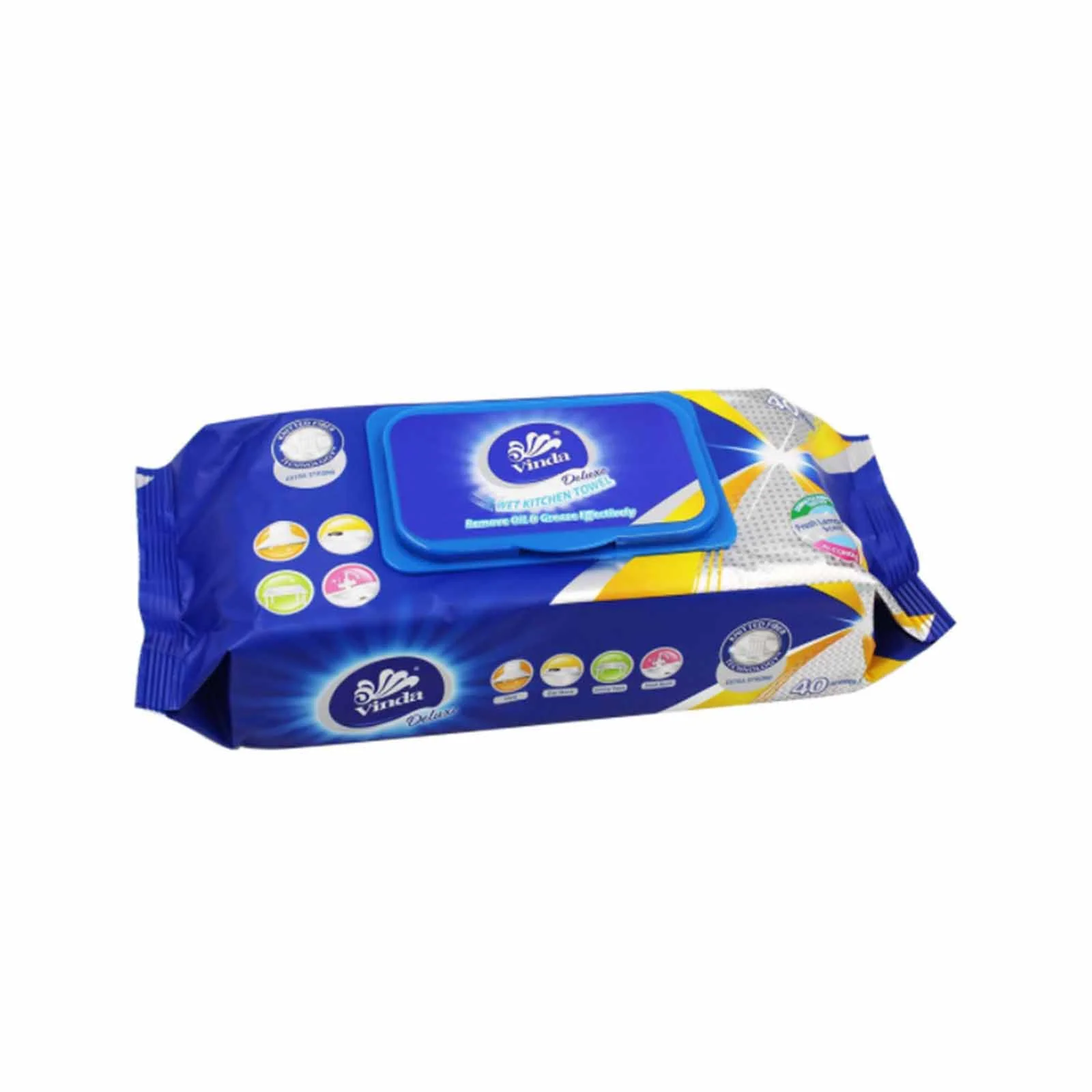 Vinda Deluxe Kitchen Wet Wipes 40sheets - Image 3