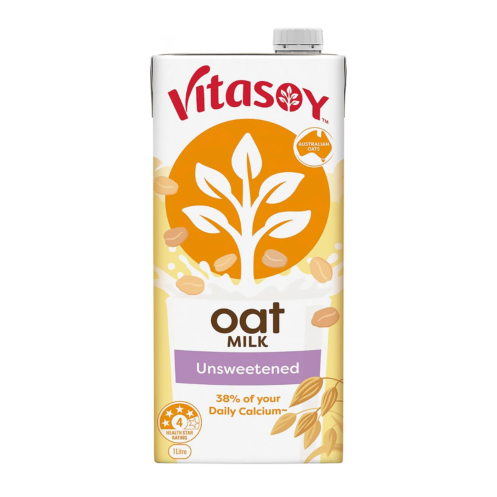 Vitasoy Unsweetened Oat Milk 1L - Image 2