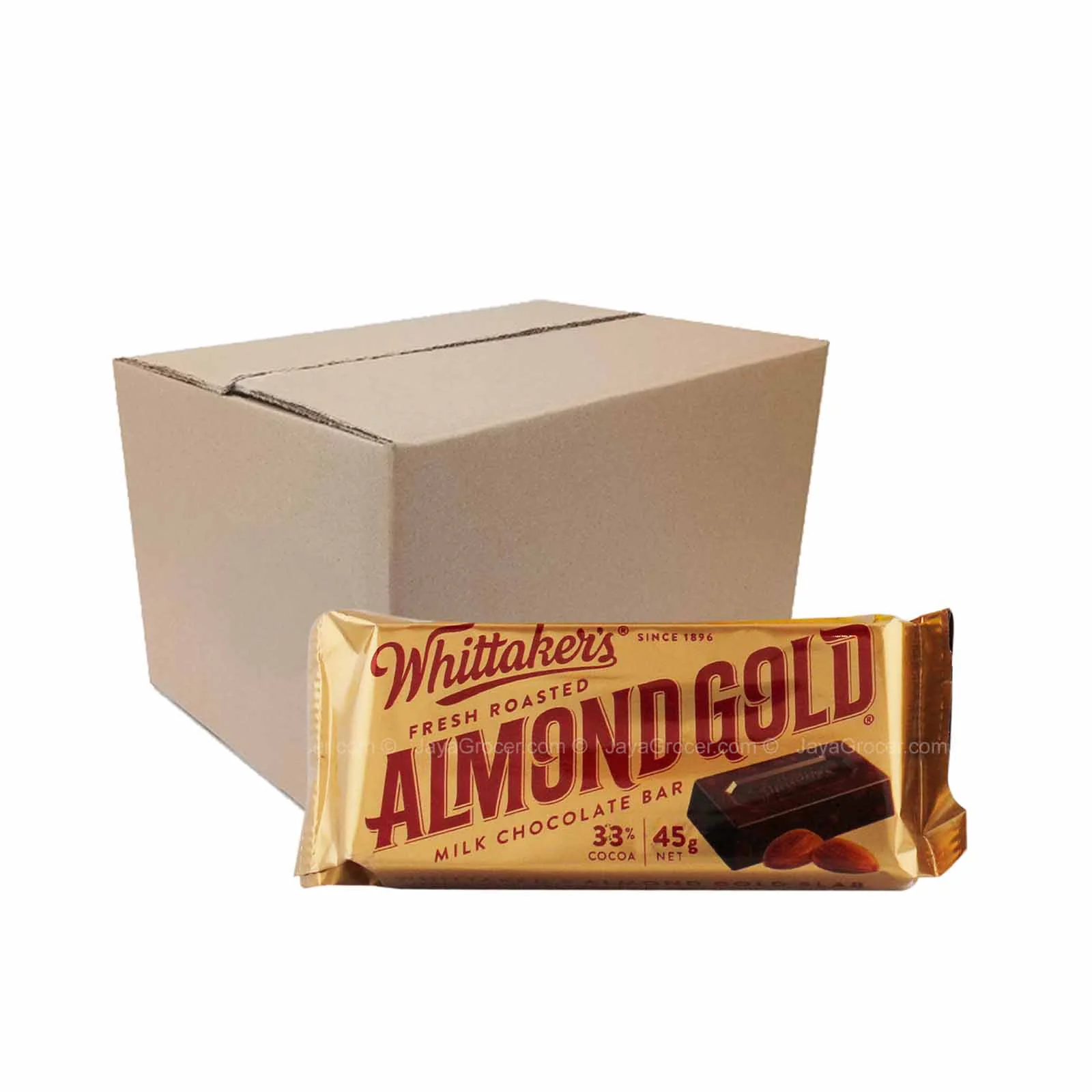 Whittakers Almond Gold Slab 45g - Image 2
