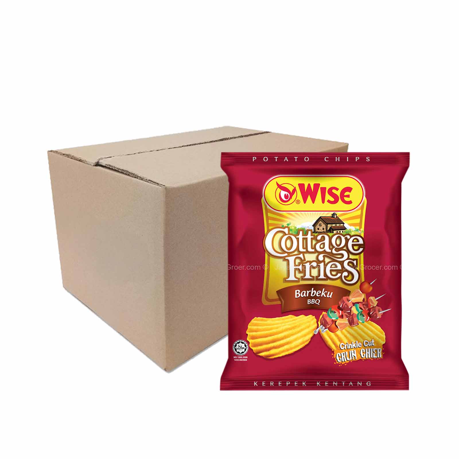 Wise Cottage Fries Barbecue Potato Chips 50g - Image 2