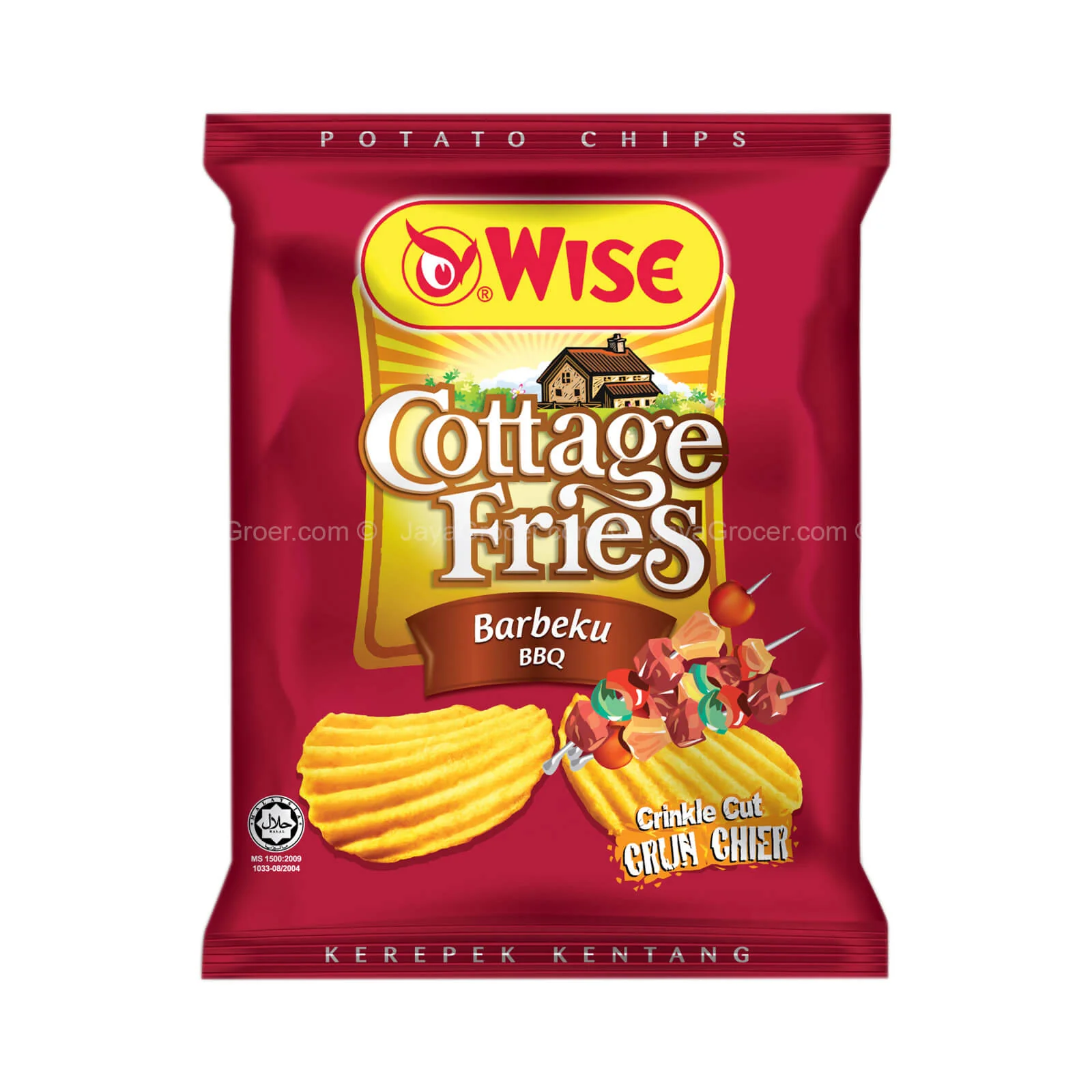 Wise Cottage Fries Barbecue Potato Chips 50g - Image 3