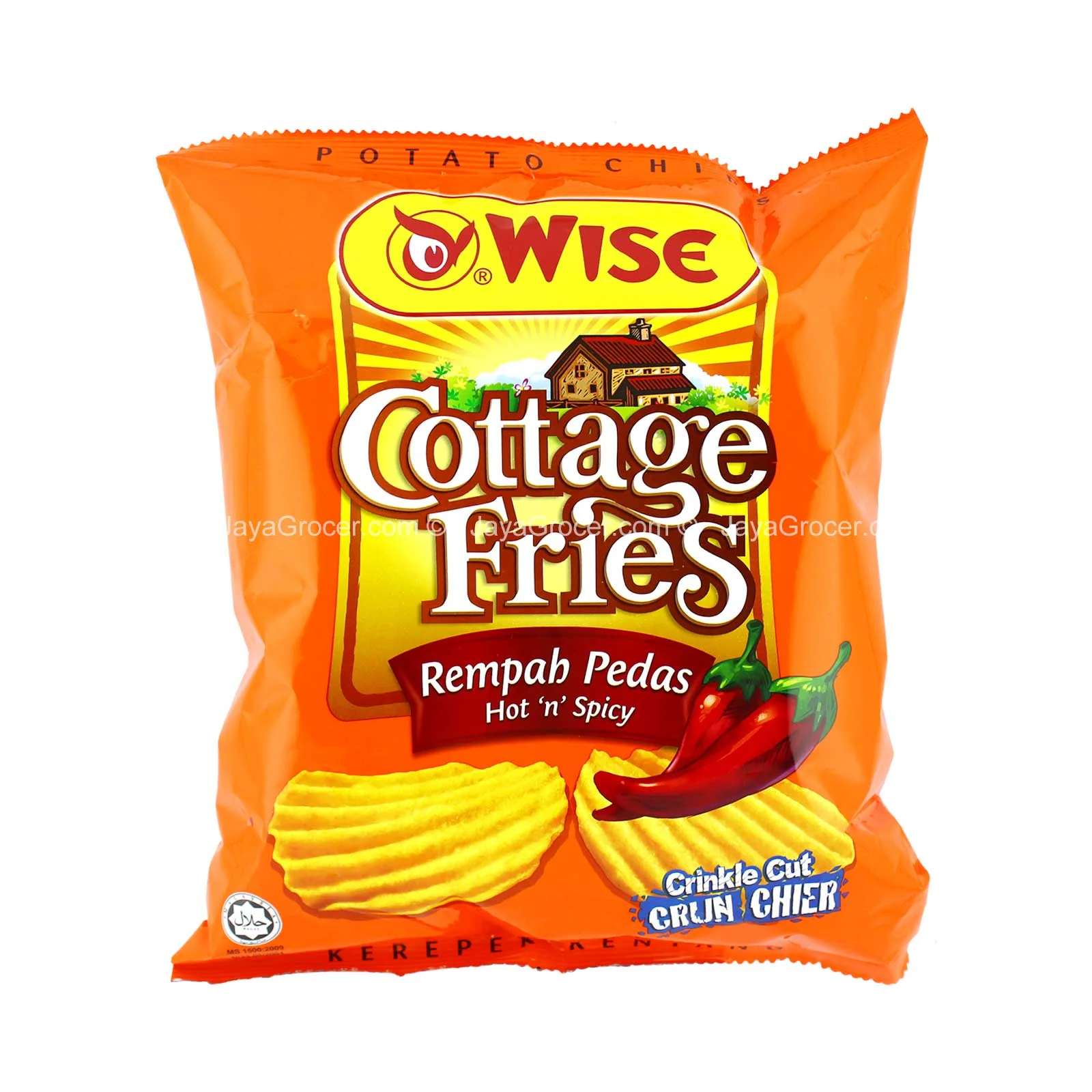 Wise Cottage Fries Hot and Spicy Potato Chip 50g - Image 3