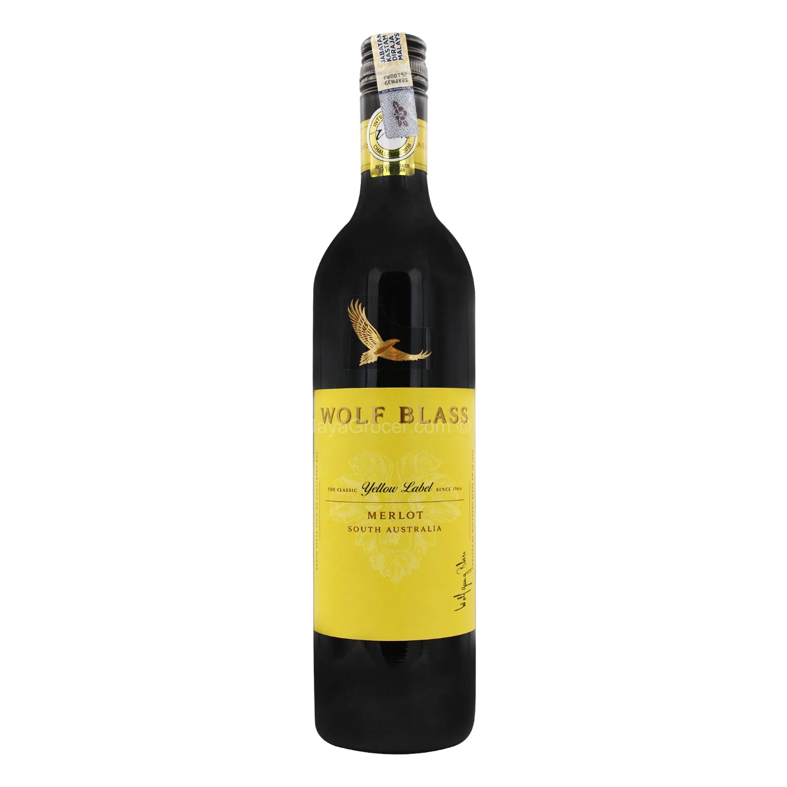 Wolf Blass Yellow Label Merlot Wine 750ml - Image 2