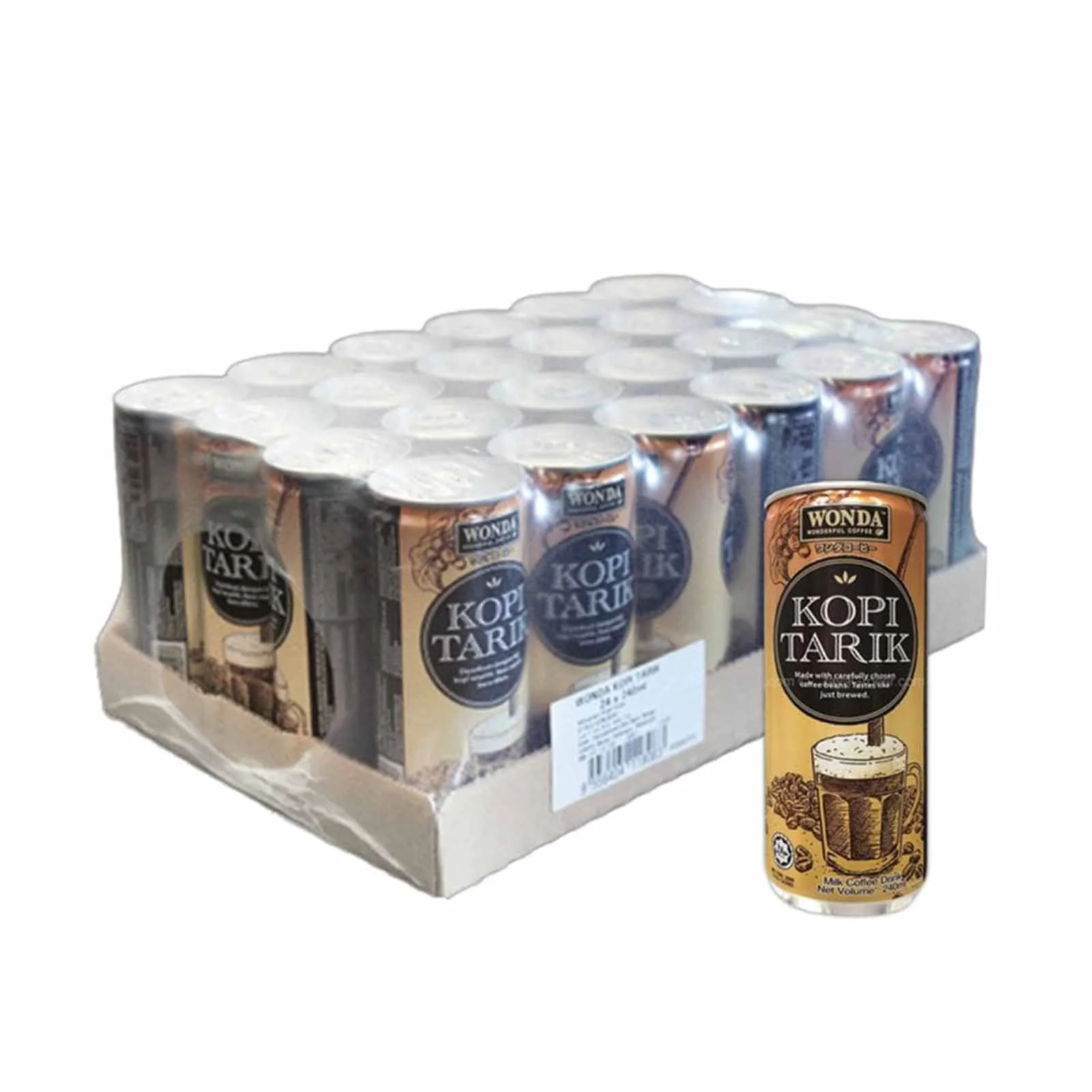 Wonda Premium Coffee Kopi Tarik 240ml - Image 2