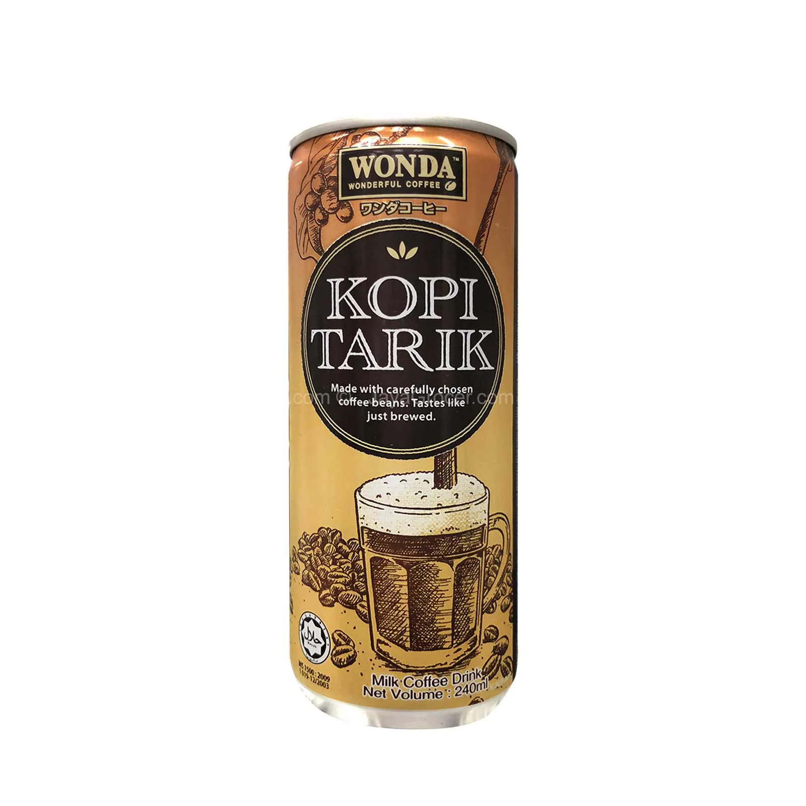Wonda Premium Coffee Kopi Tarik 240ml - Image 3