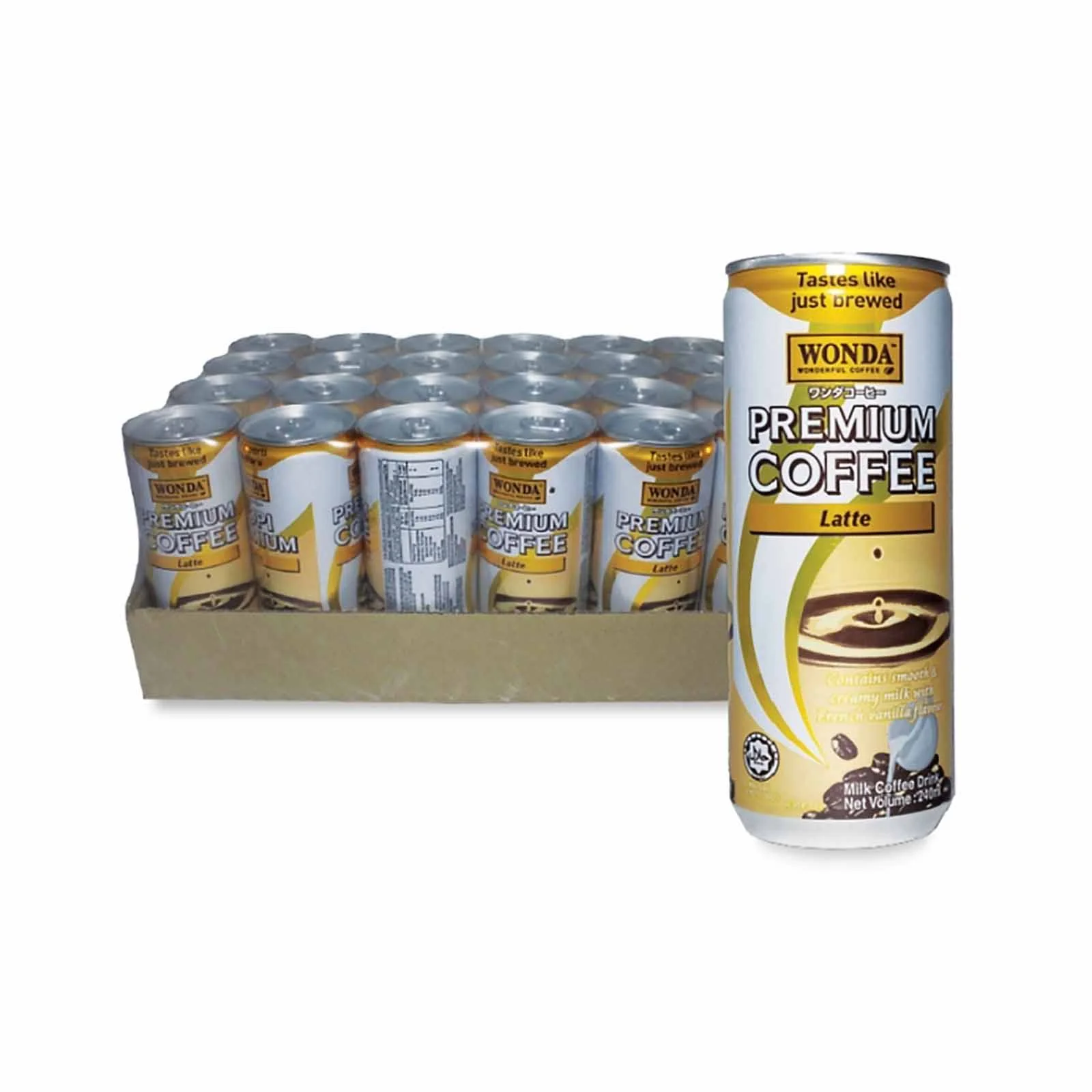 Wonda Premium Coffee Latte 240ml - Image 2