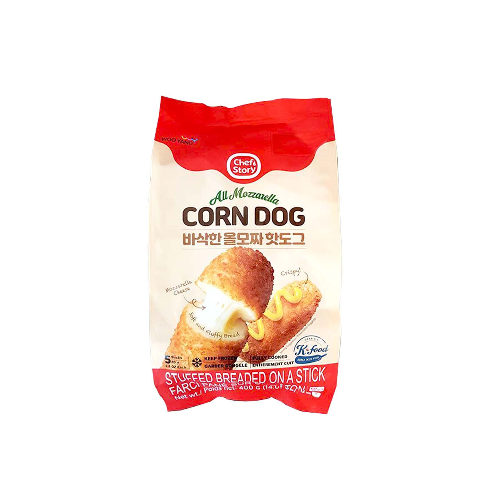 Wooyang All Mozzarella Corn Dog 1unit - Image 2