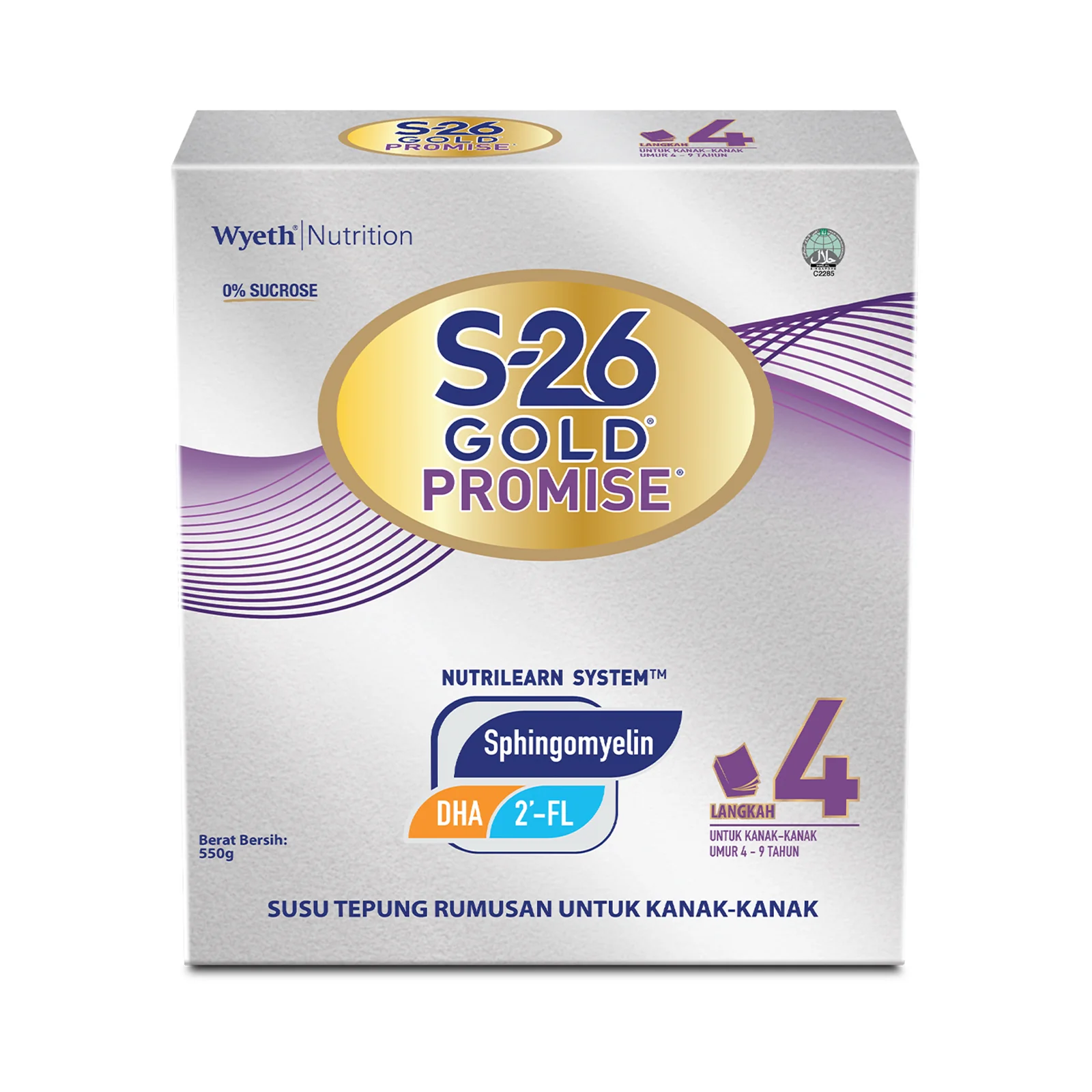 Wyeth S-26 Gold Promise Step 4 Formulated Milk Powder 550g - Image 2