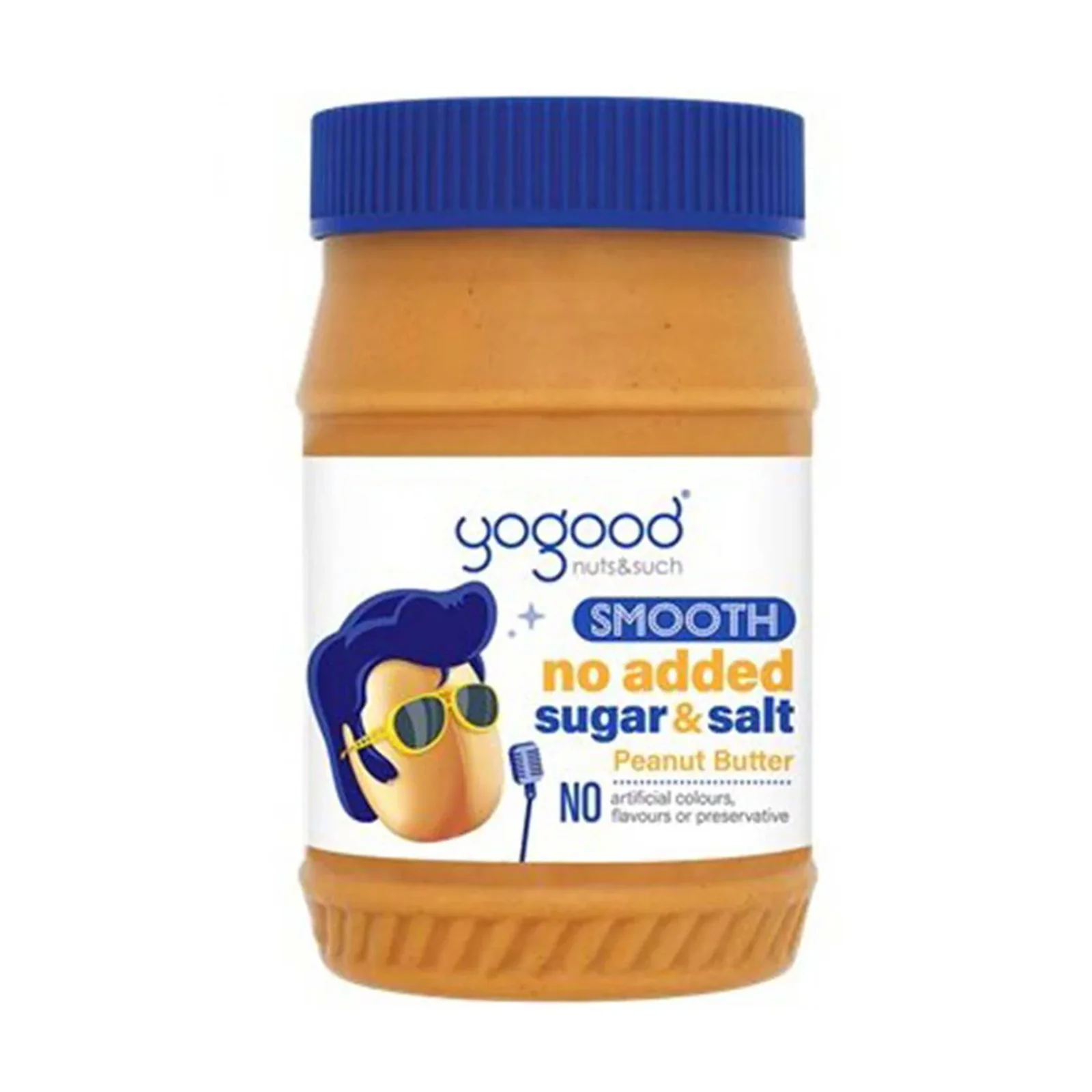 Yogood No Added Sugar and Salt Smooth Peanut Butter 453g - Image 2