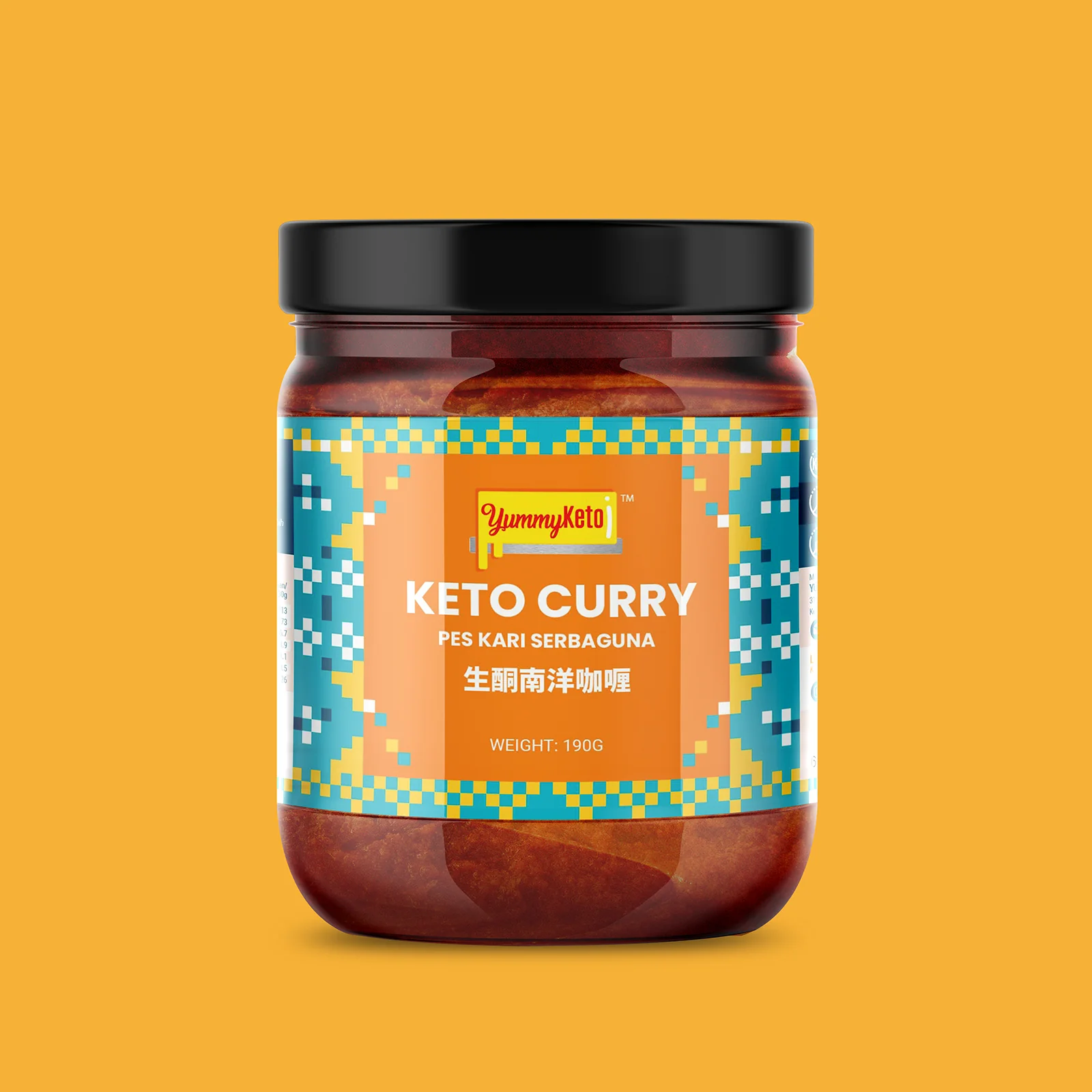 Yummyketo Keto Curry Paste 190g - Image 2