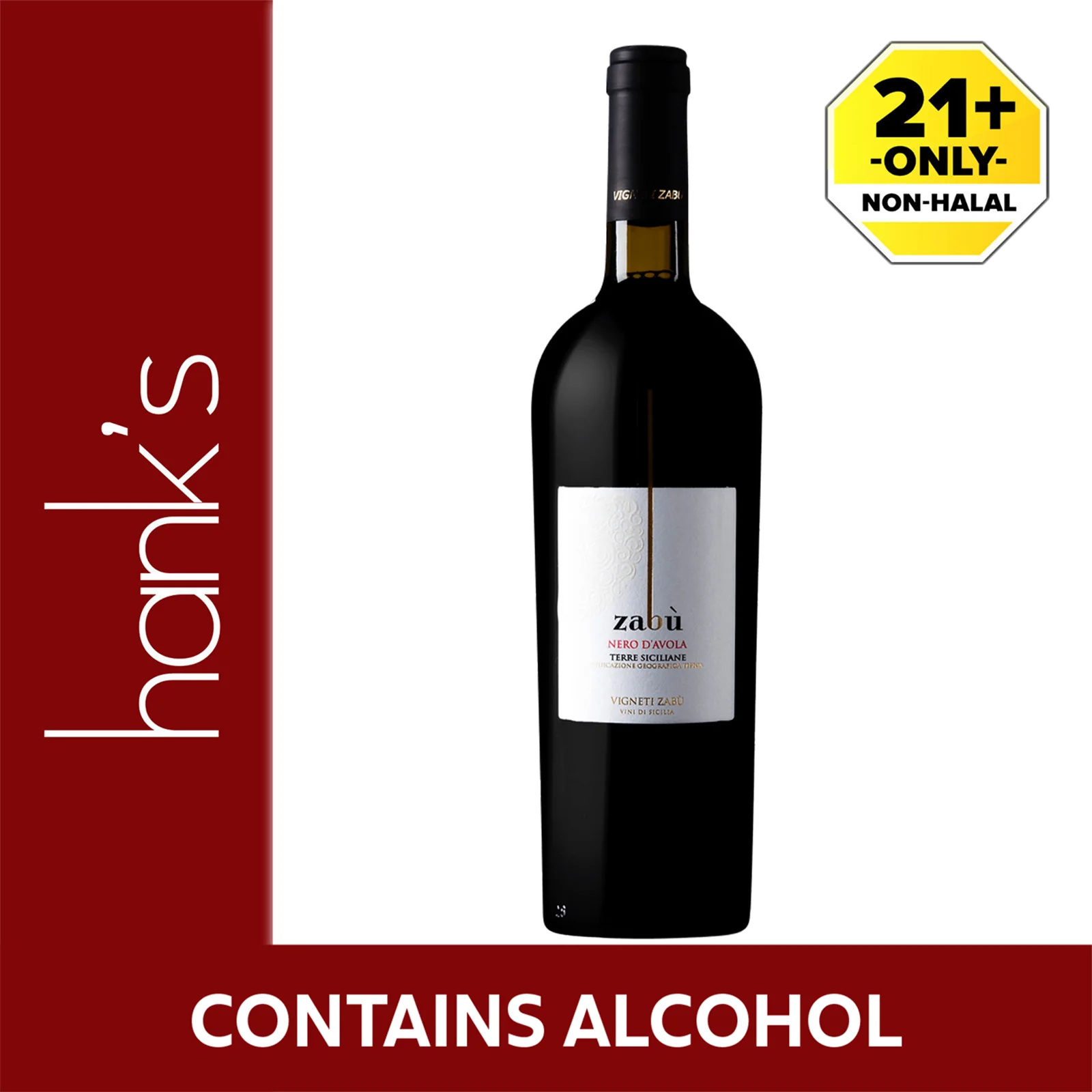 Zabu Nero D Avola Wine 750ml - Image 2
