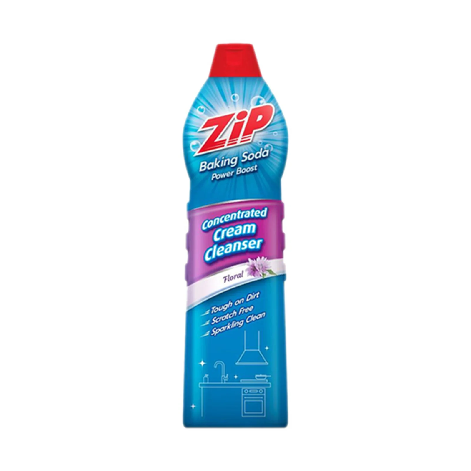 Zip Cream Creamser Floral 660ml